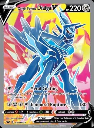 Origin Forme Dialga V SWSH255 Sword & Shield Promos