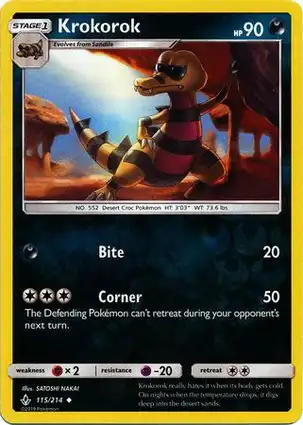 Krokorok 115/214 Unbroken Bonds