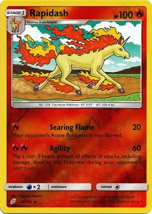 Rapidash 18/181 Team Up