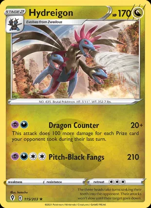 Hydreigon 115/203 Evolving Skies