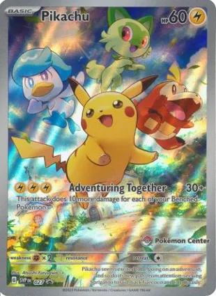 Pikachu 027 Scarlet & Violet Promos