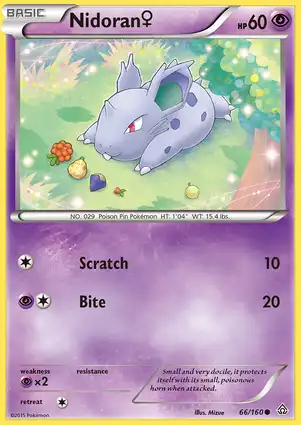 Nidoran ♀ 66/160 Primal Clash