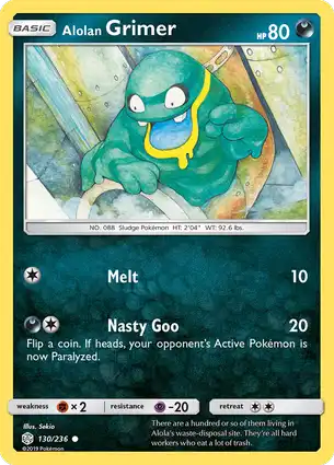 Alolan Grimer 130/236 Cosmic Eclipse
