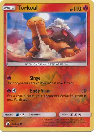 Torkoal 23/149 Sun & Moon
