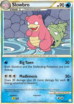 Slowbro 52/123 HeartGold & SoulSilver