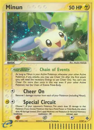 Minun 7/97 EX Dragon