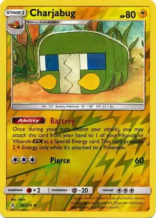 Charjabug 58/214 Unbroken Bonds