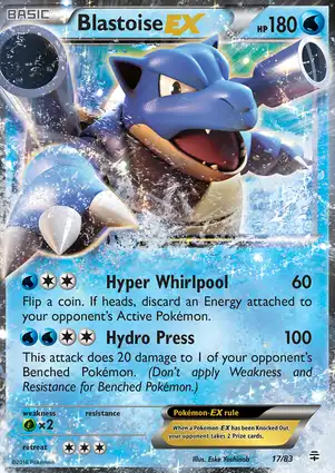 Blastoise-EX 17/83 Generations
