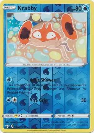 Krabby 042/202 Sword & Shield