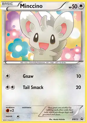 Minccino BW13 Black & White Promos