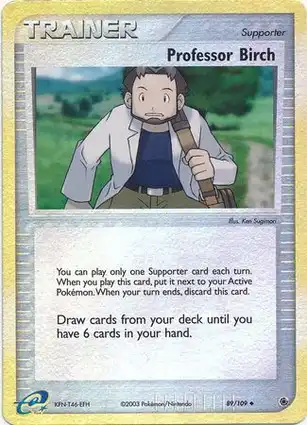 Professor Birch 89/109 EX Ruby & Sapphire