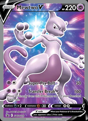 Mewtwo V SWSH229 Sword & Shield Promos