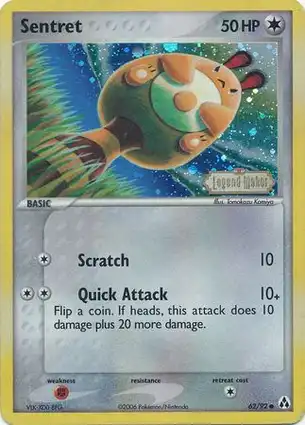 Sentret 62/92 EX Legend Maker