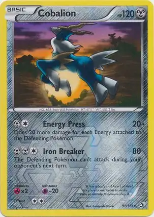 Cobalion 91/113 Legendary Treasures
