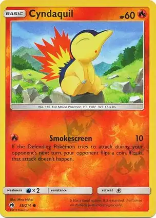 Cyndaquil 39/214 Lost Thunder
