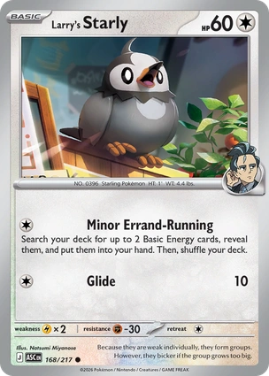 Larry's Starly 168/217 Ascended Heroes
