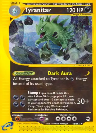 Tyranitar 66/165 Expedition Base Set