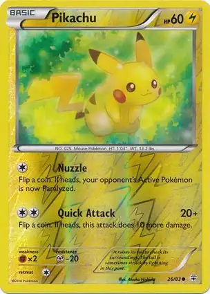 Pikachu 26/83 Generations