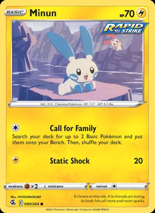 Minun 090/264 Fusion Strike