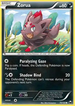 Zorua 70/108 Dark Explorers