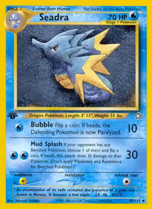 Seadra 48/111 Neo Genesis 1st Edition