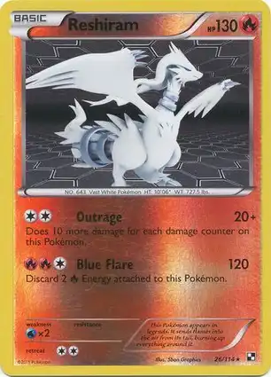Reshiram 26/114 Black & White