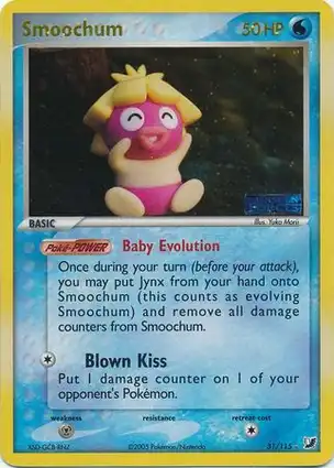Smoochum 31/115 EX Unseen Forces