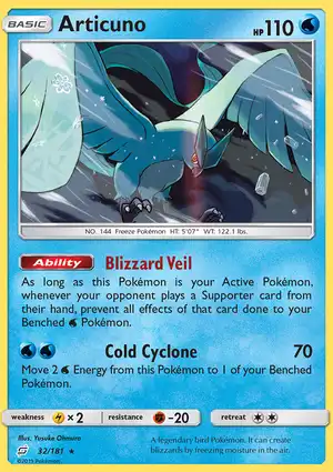 Articuno 32/181 Team Up