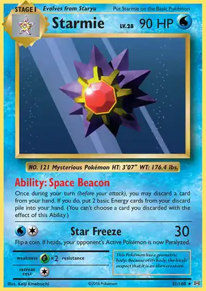 Starmie 31/108 Evolutions