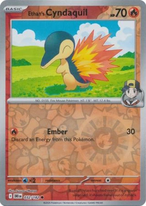 Ethan's Cyndaquil 032/182 Destined Rivals