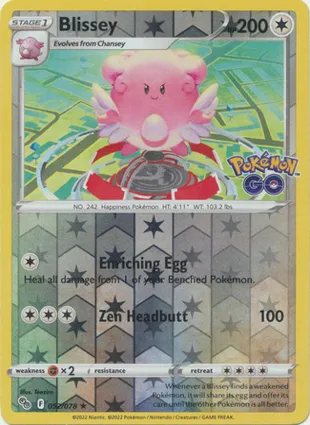 Blissey 052/078 Pokémon GO