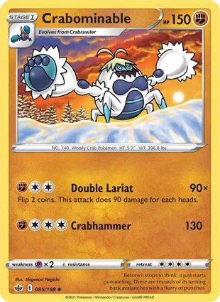 Crabominable 085/198 Chilling Reign