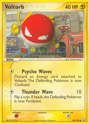 Voltorb 80/109 EX Team Rocket Returns