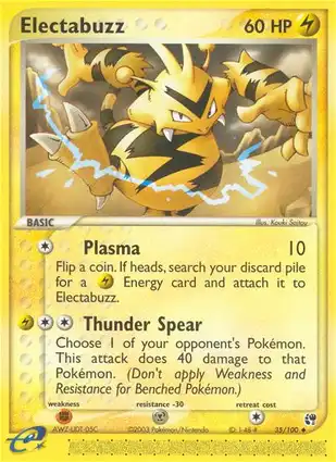 Electabuzz 35/100 EX Sandstorm
