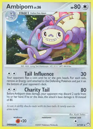 Ambipom 3/123 Mysterious Treasures