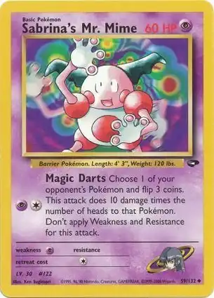 Sabrina's Mr. Mime 59/132 Gym Challenge