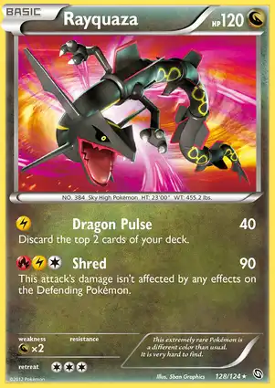 Rayquaza 128/124 Dragons Exalted