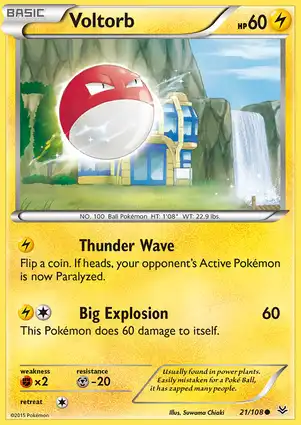 Voltorb 21/108 Roaring Skies