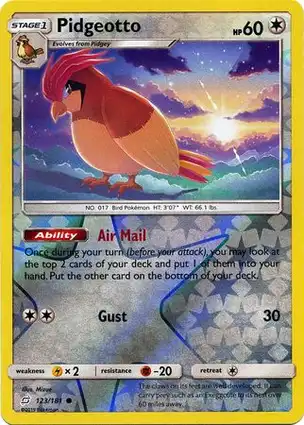 Pidgeotto 123/181 Team Up