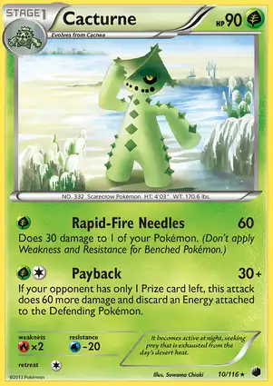 Cacturne 10/116 Plasma Freeze