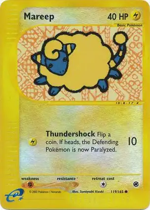 Mareep 119/165 Expedition Base Set