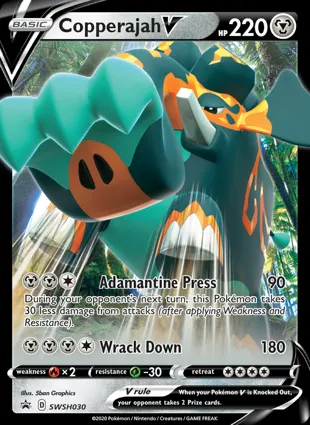Copperajah V SWSH030 Sword & Shield Promos