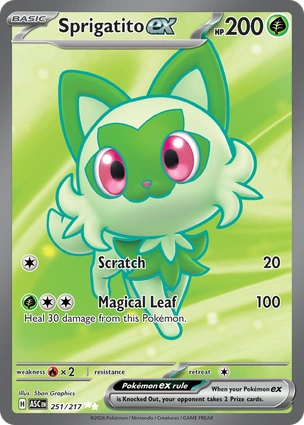 Sprigatito ex 251/217 Ascended Heroes