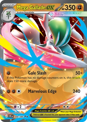 Mega Gallade ex 048/086 Chaos Rising