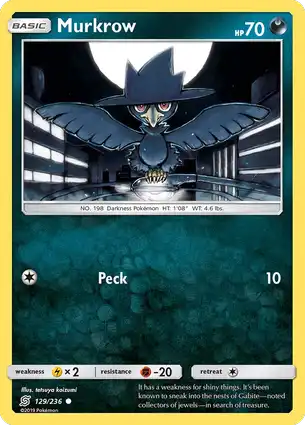 Murkrow 129/236 Unified Minds