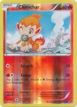 Chimchar 18/114 Steam Siege