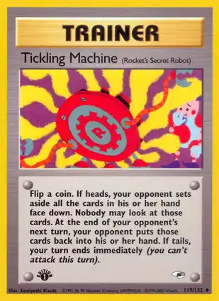 Tickling Machine 119/132 Gym Heroes 1st Edition