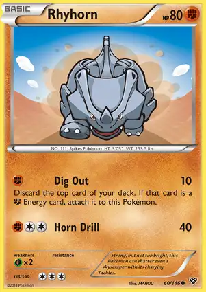 Rhyhorn 60/146 XY