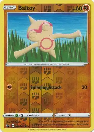 Baltoy 102/202 Sword & Shield