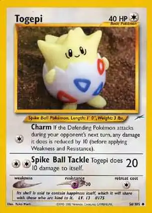 Togepi 56/105 Neo Destiny